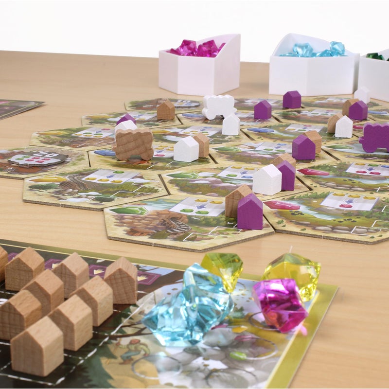 Asmodee Century Golem Edition Eastern Mountains Board Game - Return to Carvania for Crystal Trading Adventures! Strategy Game for Kids & Adults, Ages 8+, 2-4 Players, 30-45 Min Playtime, Made by Plan B Games - Image 5